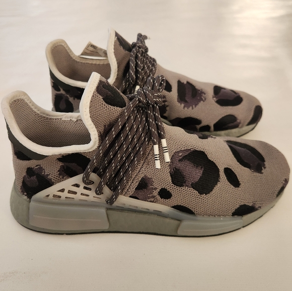 Adidas x Pharrell Williams HU NMD Animal Print Sneakers - Picture 1 of 12